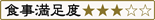 食事満足度3点