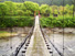 落部川にかかる吊橋 （2006年5月）