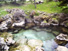 庭園岩風呂（露天風呂） 上段 （2006年6月）