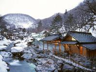冬の露天風呂